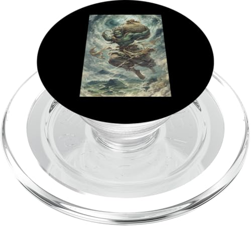 Fujin Windgott Japan Mythologie PopSockets PopGrip für MagSafe von Mythos Fabelwesen Geist Gott Geschenk