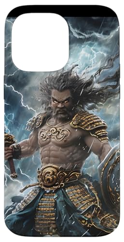 Krieger Japan Mythologie Hülle für iPhone 14 Pro Max von Mythos Fabelwesen Geist Gott Geschenk