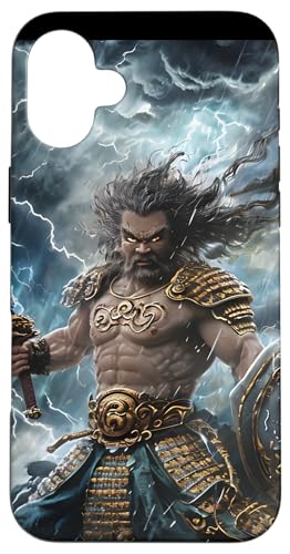 Krieger Japan Mythologie Hülle für iPhone 16 Plus von Mythos Fabelwesen Geist Gott Geschenk