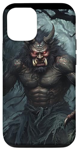 Oni Monster Japan Mythologie Hülle für iPhone 12/12 Pro von Mythos Fabelwesen Geist Gott Geschenk