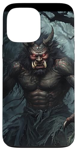 Oni Monster Japan Mythologie Hülle für iPhone 13 Pro Max von Mythos Fabelwesen Geist Gott Geschenk