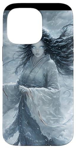 Yuki Onna Japan Mythologie Hülle für iPhone 14 Pro Max von Mythos Fabelwesen Geist Gott Geschenk