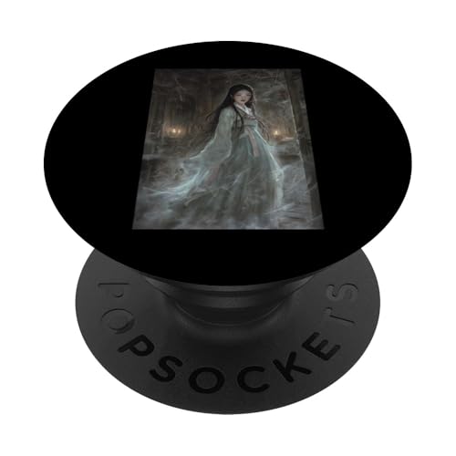 Yuki Onna japanisch Japan Mythologie PopSockets Klebender PopGrip von Mythos Fabelwesen Geist Gott Geschenk