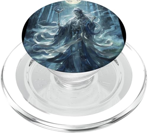 Zauberin Magierin Japan Mythologie PopSockets PopGrip für MagSafe von Mythos Fabelwesen Geist Gott Geschenk