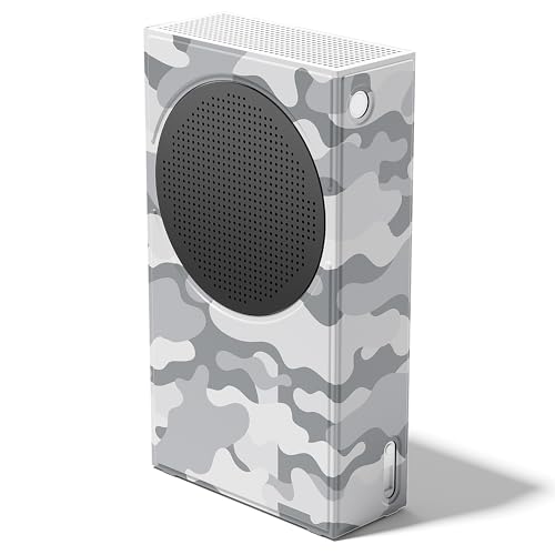 Mytrix Wraps for Xbox Series S Console Grey Camo, Custom X-Box Series S Cover Skin, Magnetic Protective Case for Easy Installation,Full Protection von Mytrix
