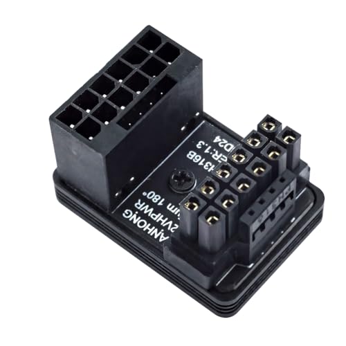 Mzpeldxk PCI-E 5.0 Power Modular Adapter 12VHPWR ATX3.0 für 4080 5090TI 16Pin 12+4P Grafikkarte 600W Stecker auf Buchse B von Mzpeldxk
