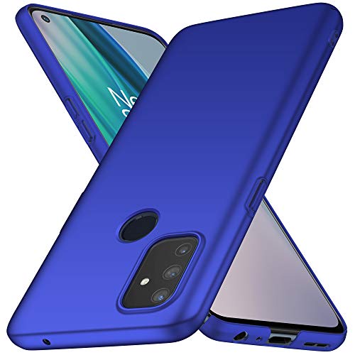 N+A Amosry Kompatibel mit OnePlus Nord N100 Hülle, Slim Fit, Anti-Fall, Reibungswiderstand, Hard Case, für OnePlus Nord N100 (Blau von N+A