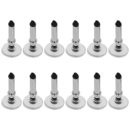 N+B 12 Stück Universal Stylus Ersatzscheiben Spitzen, Runde Stiftspitzen für kapazitive Touchscreen-Geräte von N+B
