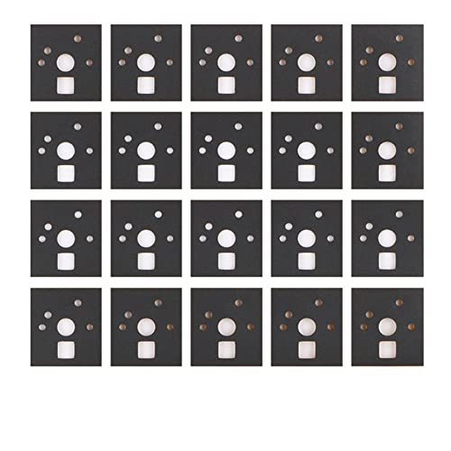 120 STÜCKE Mechanische Tastaturschalterfolie, Tastaturschalterpads, Schalter, Schalldämpfer, Tastaturschalter, Stabilisator, Schalldämpfer, Schäume, Tastaturschalter, Papierschaftfolie (PORON) von N+B