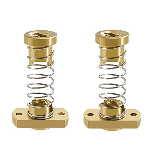 2 STÜCKE Anti Backlash Mutter, CR10 Z-Achse T8 Anti Backlash Federbelastete Mutter Gewindestange Leitspindeln Kompatibel für Upgrade Ender 3S/Ender 3 Pro 3D-Drucker Elimination Gap Messingmuttern 2 STÜCKE Anti Backlash Mutter, CR10 Z-Achse T8 Anti Backlash Federbelastete Mutter Gewindestange Leitspindeln Kompatibel für Upgrade Ender 3S/Ender 3 Pro 3D-Drucker Elimination Gap Messingmuttern von N+B