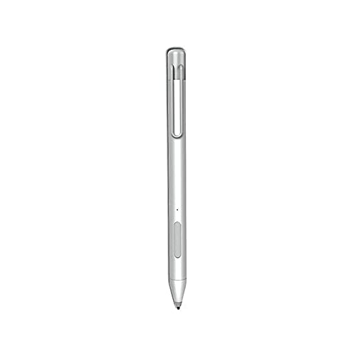 Für Surface 3 Pro 3/4/5/6 Book Laptop Touch Stylus Pen, S Pen Ersatz mit Radiergummi und rechter Taste, geringer Stromverbrauch, Langlebige Arbeit, Smart Bleistift (Silber) von N+B