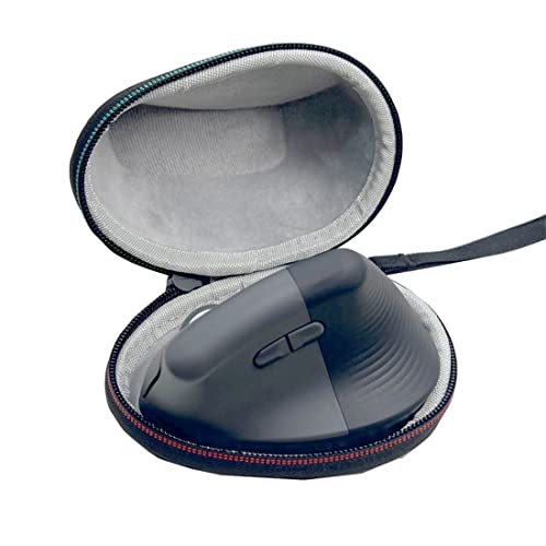 Hartschalenkoffer für Logitech Lift Vertical Ergonomic Mouse Maus Aufbewahrungskoffer Portable Mouse Case Schutzhülle von N+B