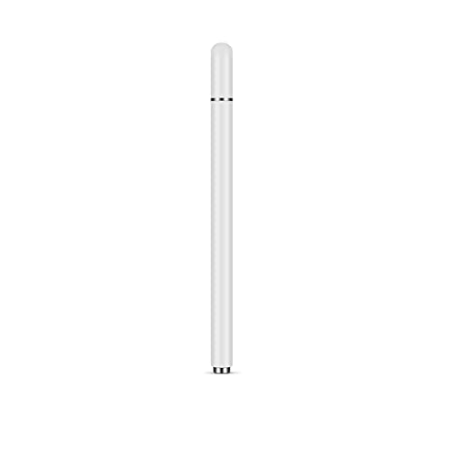 Kapazitiver Stylus-Stift, hochempfindlicher S-Stift mit magnetischer Saugkappe, transparenter Disc-Design-Zeichenstift, für kapazitive Touchscreens von Xiaomi Samsung Android (weiß) von N+B