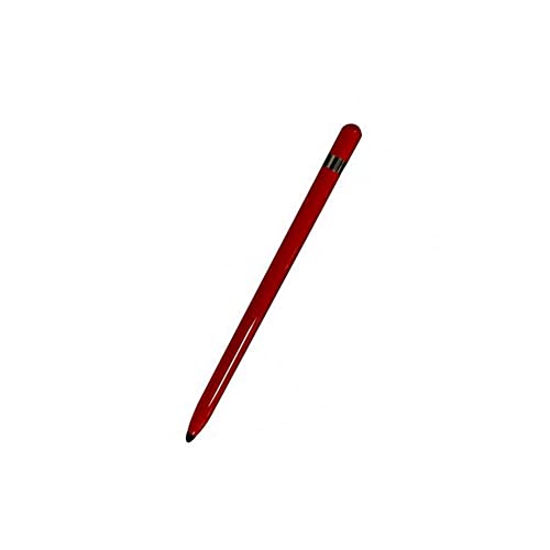 Kapazitiver Stylus-Stift mit hoher Empfindlichkeit, trinkbarer S-Stift-Ersatz mit Doppelkopf-Touch-Design, weicher Spitze, Schreiben, Zeichnen, Touchscreen-Bleistift, für Smartphone-Tablets (Rot) von N+B