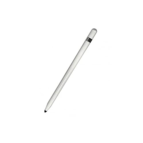 Kapazitiver Stylus-Stift mit hoher Empfindlichkeit, trinkbarer S-Stift-Ersatz mit Doppelkopf-Touch-Design, weicher Spitze, Schreiben, Zeichnen, Touchscreen-Bleistift, für Smartphone-Tablets (Weiß) von N+B