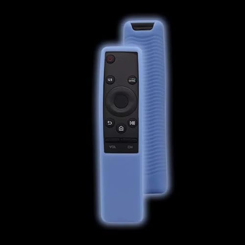 Schutzhülle für Fernbedienung, kompatibel mit Samsung BN59-01241A/BN59-01242A Serie, Fernbedienung, Konsolenabdeckung, weiche Silikon-Schutzhülle für die Fernbedienung (Leuchtend blau) von N+B
