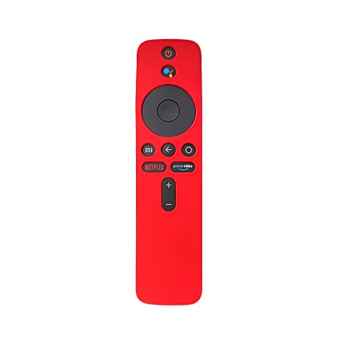 Silikon-Schutzhülle für Xiaomi Mi TV Box S - Fernbedienung,Abdeckungshalter Protetcor für Controller (rot) von N+B