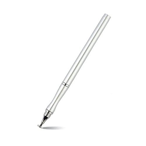 Stylus Pens für Touchscreens, Tablets Handy 2 in 1 S Pen Stylus Pencil Kompatibel für Android Universal Smartphone Stylus Pen Ersatzzubehör zum Schreiben Zeichnen (Silber) von N+B