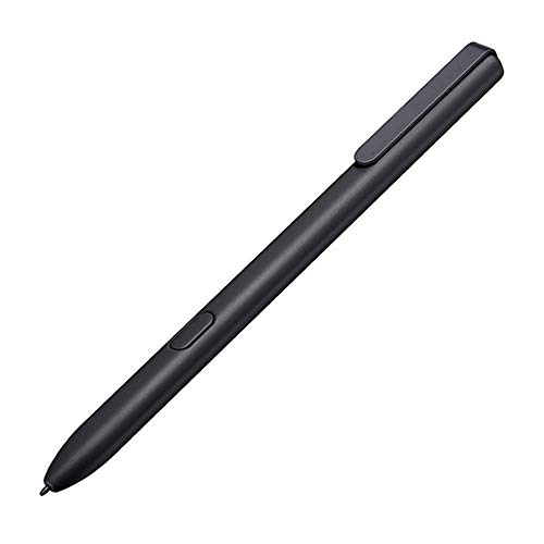 Tragbarer Touchscreen-Stift, kapazitiver Stift im Tastendesign, dünn, leicht, Tastendesign, reduziert Fingerabdrücke, für Samsung Galaxy Tab S3 LTE T820/T825/T827 Digitalstift (schwarz) von N+B