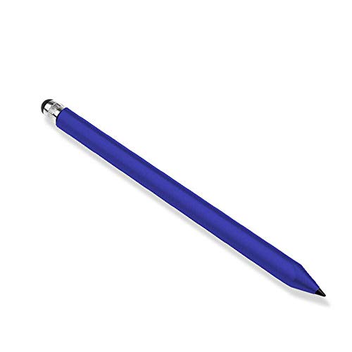 Trinkbarer Stylus-Stift für Touchscreens, universeller S-Pen-Ersatz mit hochempfindlichem Doppelkopf-Design, für alle widerstandsfähigen Mobiltelefone und Tablets (blau) von N+B
