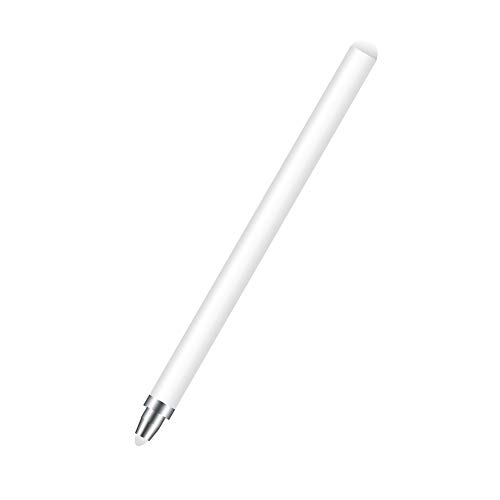 Universeller kapazitiver Bildschirm-Touch-Stift, 2-in-1-S-Pen-Ersatz mit weicher Spitze, glatter Schreib-Tablet-Stift, für kapazitive Tablets und Mobiltelefone und andere Touchscreen-Geräte (weiß) von N+B