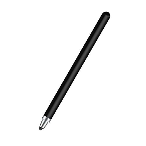 Universeller kapazitiver Bildschirm-Touch-Stift, 2-in-1-S-Pen-Ersatz mit weicher Spitze, glatter Schreib-Tablet-Stift, für kapazitive Tablets und Mobiltelefone und andere Touchscreen-Geräte (schwarz) von N+B