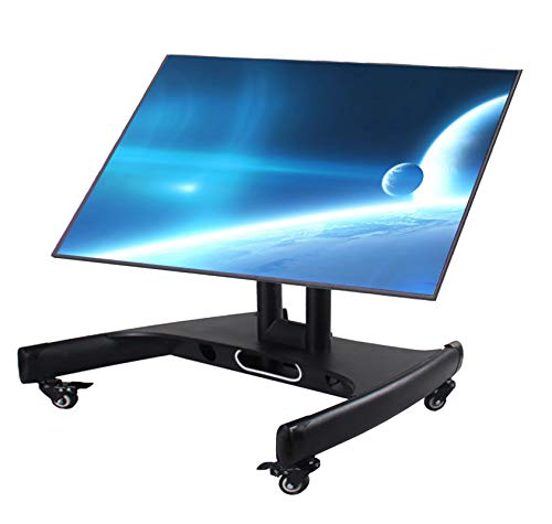 BIGalleons Mobile TV-Halterung, niedrige Höhe Monitorwagen mit Rädern für 32-65 Zoll Flachbildfernseher, LED LCD, höhenverstellbar, 90° Verstellbarer Betrachtungswinkel BIGalleons Mobile TV-Halterung, niedrige Höhe Monitorwagen mit Rädern für 32-65 Zoll Flachbildfernseher, LED LCD, höhenverstellbar, 90° Verstellbarer Betrachtungswinkel von BIGalleons