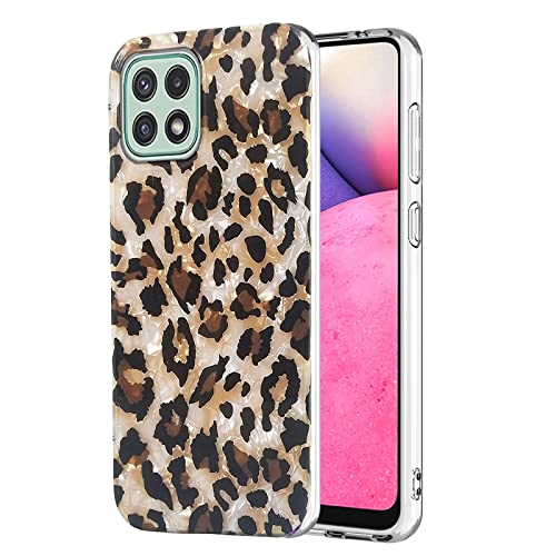 NA SYMY - Hülle Kompatibel mit Samsung Galaxy A22 5G (Nicht für A22 4G) Mode-Trend-Leopard-Druck-Handy-Fall von N\A