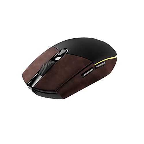 Anti Rutsch Klebeband für Logitech G102, Ultradünnes, Komfortables Griffband, Schweißresistente Mauspads, rutschfeste Aufkleber auf der Mausseite (Braun) von N//B