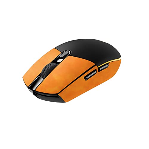 Anti Rutsch Klebeband für Logitech G102, Ultradünnes, Komfortables Griffband, Schweißresistente Mauspads, rutschfeste Aufkleber auf der Mausseite (Orange) von N//B