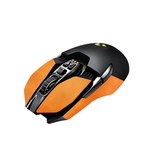 Anti Rutsch Klebeband für Logitech G903, Ultradünnes, Komfortables Griffband, Schweißresistente Mauspads, rutschfeste Aufkleber auf der Mausseite (Orange) von N//B