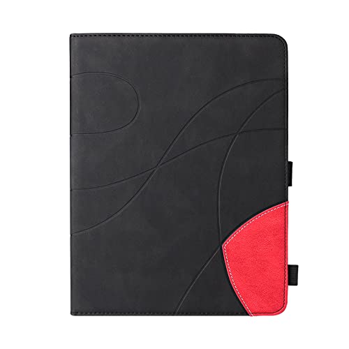 JIan Ying Hülle für Samsung Galaxy Tab A 9.7 SM-T555 SM-T550 Tablet Slim Cover Schwarz Rot von N\B