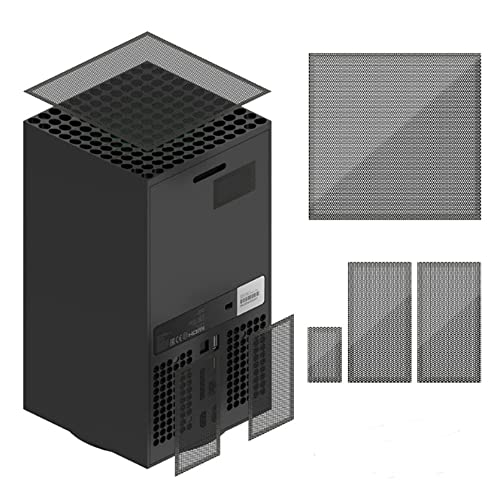 Staubschutz kompatibel mit Xbox Series X-Konsole, PVC-Staubfilter-Kit, oberer und hinterer Staubschutz – 1 Set staubdichtes Netz Staubschutz kompatibel mit Xbox Series X-Konsole, PVC-Staubfilter-Kit, oberer und hinterer Staubschutz – 1 Set staubdichtes Netz von N//B