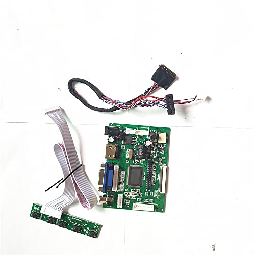 Für B140XTN03.0/1/5/6/7 WLED LVDS 40-poliges Kabel HDMI-kompatibel + VGA+2AV + Keypad 14 1366768 LCD-Bildschirm Controller (B140XTN03.0) von NC