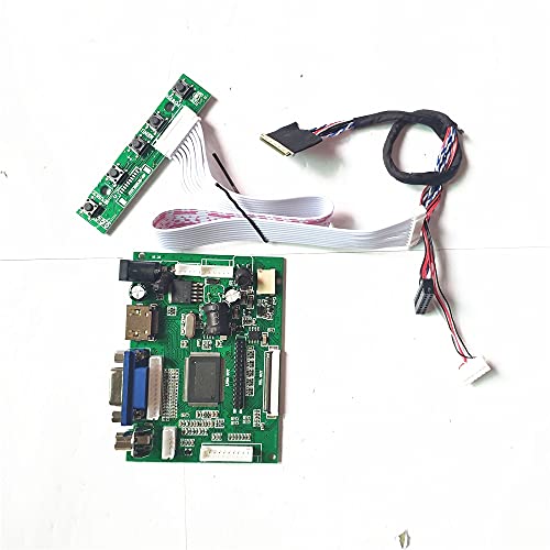 Für LTN156AT03-001/B01/H01/W01 HDMI-kompatibel + VGA+2AV 1366 x 768 15,6 WLED LCD Bildschirm LVDS 40-Pin Kabel Controller Board (LTN156AT03-H01) von NC