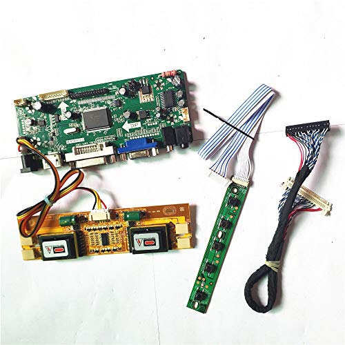 Für M190E5-L01/L0A HDMI + VGA + DVI LVDS 30Pin CCFL LCD Monitor Panel 1280 x 1024 48,3 cm M.NT68676 Bildschirm Controller Drive Board DIY Kit (M190E5-L01) von N\C