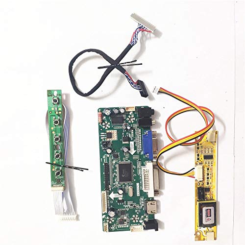 Für M200RW01 V0 V1 VGA HDMI DVI LVDS 30Pin CCFL M.NT68676 Bildschirm Controller Laufwerk Board LCD Monitor Panel 1600 x 900 20 Zoll DIY Kit (M200RW01 V1) von N\C