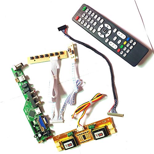 M190A1-L05/L06/L07 T.V53 Controller-Board VGA HDMI AV USB RF Fernbedienung + Inverter + Tastatur LCD Display Panel 4CCFL 30Pin LVDS Kit (M190A1-L07) von N\C