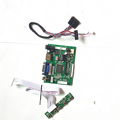 Passend für B140XTN02.0/2/3/5/7/8 2AV HDMI-kompatible VGA-Tastatur 14 LCD LED 40-Pin LVDS-Kabel 1366 x 768 Controller (B140XTN02.7) von NC