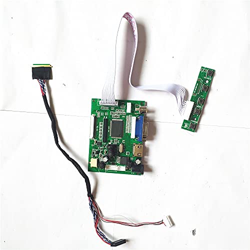 Passend für N101L6-L01/L02/L03/L05/L06/L0A/L0B/L0C/L0D 2AV HDMI-kompatible VGA 10,1 Zoll LCD 40-polige LVDS 1024 x 600 LED-Controller-Platine (N101L6-L05) von NC