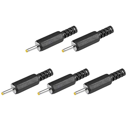 5 Stück DC Stecker 2,5 mm x 0,7 mm Stromkabel Adapter Klinke schwarz 5 Stück DC Stecker 2,5 mm x 0,7 mm Stromkabel Adapter Klinke schwarz von N/D