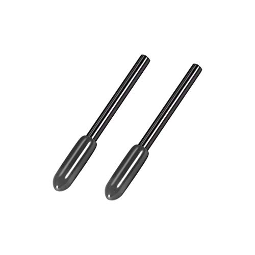 N/D Antennenrohr aus Kunststoff mit Abdeckkappen für Antenne FRSKY XM XM + X4R X4RSB S6R / D Series/TF Serie IPEX4, Schwarz, 2 Stück von N/D