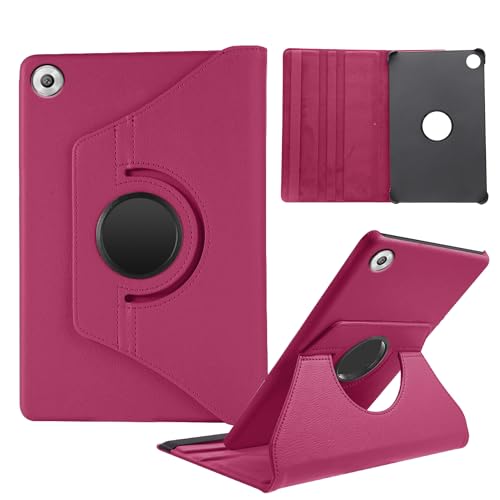 Heremore Hülle Kompatibel mit Huawei Mediapad M5 8.4" Tablette, 360° Drehbar Multi-Winkel PU Leder Schutzhülle von N\H