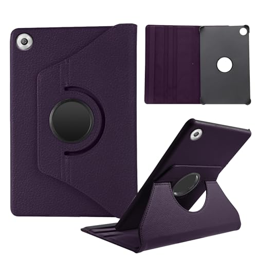 Heremore Hülle Kompatibel mit Huawei Mediapad M5 8.4" Tablette, 360° Drehbar Multi-Winkel PU Leder Schutzhülle von N\H