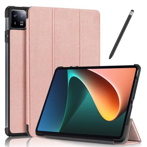 Heremore Hülle für Xiaomi Mi Pad 6 / Pad 6 Pro 11 Zoll 2023 Modell, Standfunktion Schutzhülle mit Auto Schlaf/Wach von N\H