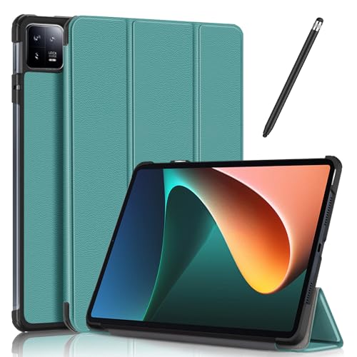 Heremore Hülle für Xiaomi Mi Pad 6 / Pad 6 Pro 11 Zoll 2023 Modell, Standfunktion Schutzhülle mit Auto Schlaf/Wach von N\H