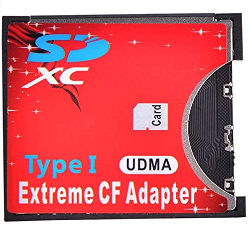 Original Qualität Memory Extreme Single SD MMC SDHC Slot to CF Typ I Compact Flash CF Karte Adapter für High-Speed Nutzung mit SLR-Kameras von N\W