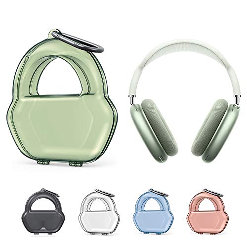 Hard Headphone Case Travel Aufbewahrungstasche für AirPods Max, Tragetasche Fashion Box Kompatibel mit Airpods Max Kopfhörern, wasserdicht und stoßfest (Grün) von N \ A