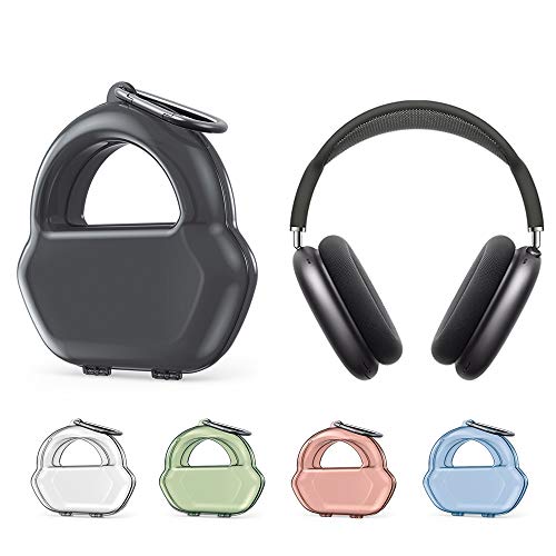 Hard Headphone Case Travel Aufbewahrungstasche für AirPods Max, Tragetasche Fashion Box Kompatibel mit Airpods Max Kopfhörern, wasserdicht und stoßfest (Schwarz) von N \ A