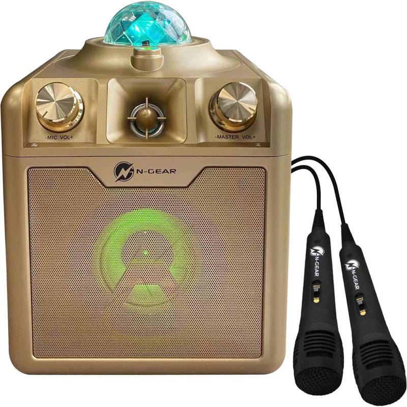 N-Gear Block Disco Star 710 Gold Party Speaker von N-Gear